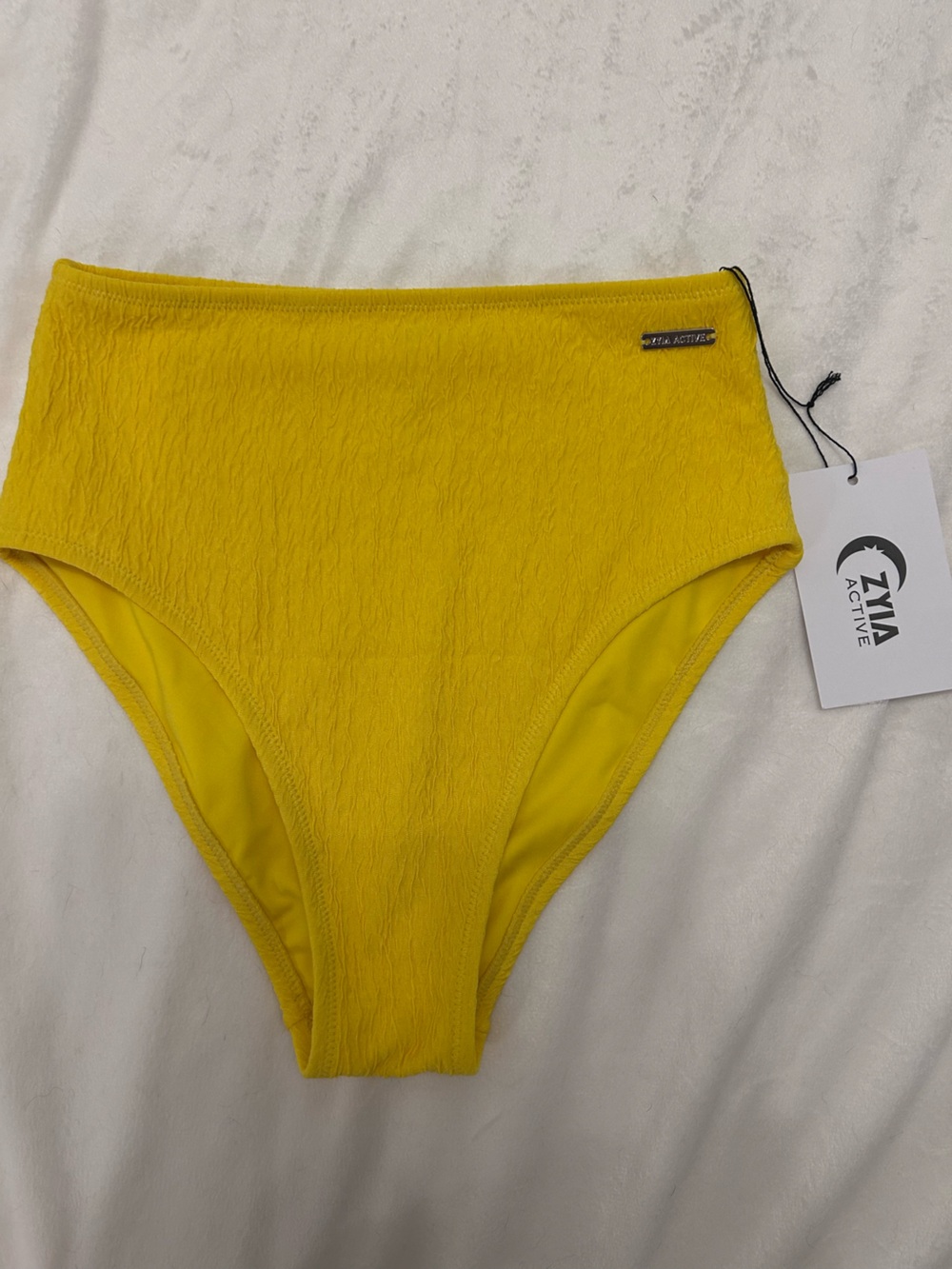 ZYIA Active Sunny Yellow High-Waist Bottoms